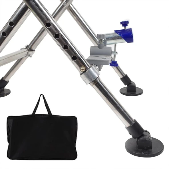 Ayt Sunup SN-25796 Metal Balıkçı Taburesi Katlanabilir Taşınabilir Ayarlanabilir Katlanır Tabure 50x32cm - Resim 3