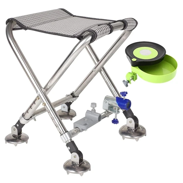 Ayt Sunup SN-25796 Metal Balıkçı Taburesi Katlanabilir Taşınabilir Ayarlanabilir Katlanır Tabure 50x32cm ürün görseli 1