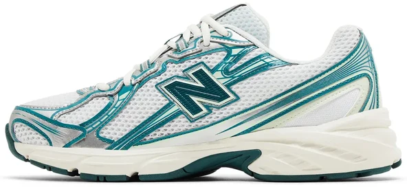New Balance 740v2 'White Marsh Green' Spor Ayakkabı - 3