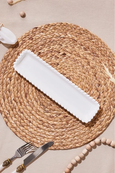 Carmen Perla Kayık Tabak 29 Cm - Resim 3