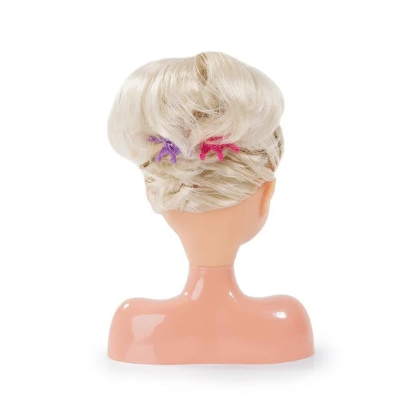 Mega Oyuncak Prenses Bebek Saç Tasarım Büstü 19 Cm ULB90019 - 4