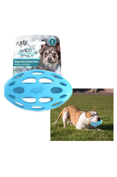 AFP Köpek Oyuncağı Meta Ball- Sesli Silindir Oyuncak M 11,5x7x7cm