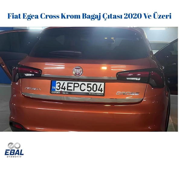 Fiat Egea Cross Krom Bagaj Çıtası 2020 Ve Üzeri Paslanmaz Çelik - Resim 4
