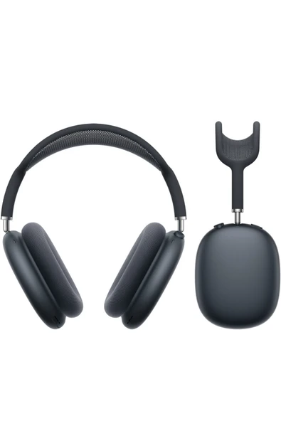 Airpods Max Fileli Kulak Üstü Bluetooth Kulaklık Ve Kılıf Pop-Up Aktif Gürültü Engelleme-Şeffaf Modu iPhone Uyumlu ( KIRMIZI ) - 6