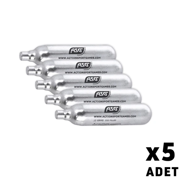 ASG 12 gr CO2  Airsoft Tüpü - 5 Adet