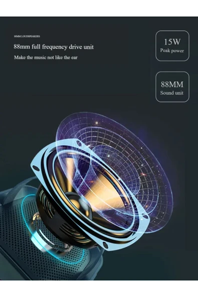 Z9 Speaker Taşınabilir Bluetooth Hoparlör Karaoke Mikrofon Seti SD,USB,Radyo RGB Işıklı Ses Bombası - 2