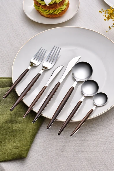 Siano Ahşap Yemek Çatalı - Resim 3