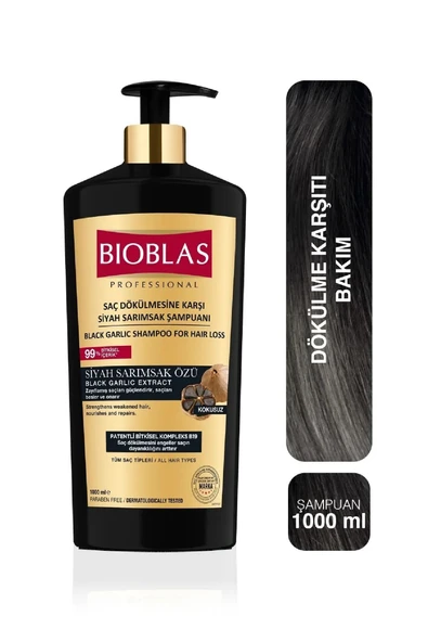 BİOBLAS 1000 ML SİYAH SARMISAK ÖZÜ ŞAMPUAN