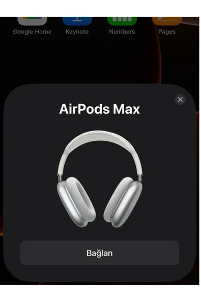 Airpods Max Fileli Kulak Üstü Bluetooth Kulaklık Ve Kılıf Pop-Up Aktif Gürültü Engelleme-Şeffaf Modu iPhone Uyumlu ( KIRMIZI ) - 3