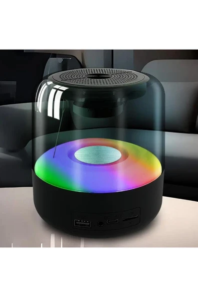 Z5 Mini Taşınabilir Kablosuz Bluetooth Hoparlör Rgb Led Işıklı Şarj Edilebilir Speaker Ses Sistemi - 2