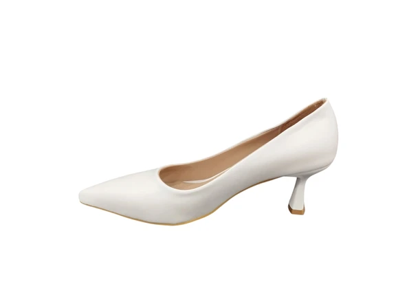 Ventes 20492184Z 6 cm Kadeh Topuk Sivri Burun Kadın Stiletto Ayakkabı - 2