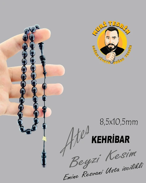 EMİNE REŞVANİ ATEŞ KEHRİBAR BEYZİ KESİM 8,50X10,50 - 4