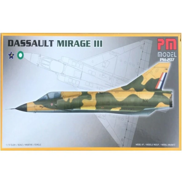 Dassault Mirage iii Pm Model Demonte Plastik Maket