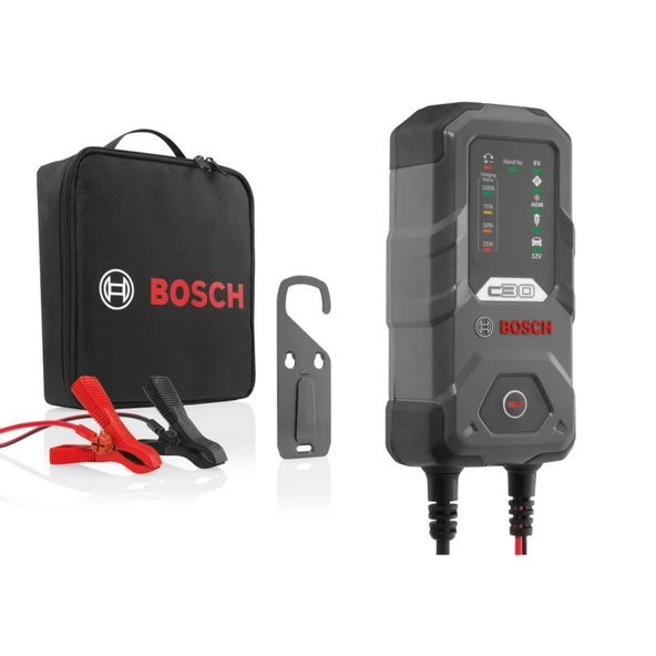 Bosch C30 Akü Şarj Cihazı 6/12v