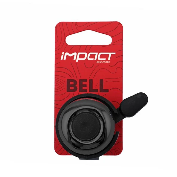 Impact Bisiklet Zili Parlak Siyah