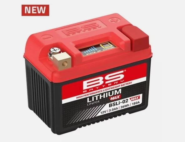 Bs Bsli-02 Max 2013-2020 Honda CRF 250 L Uyumlu Akü Lityum Akü