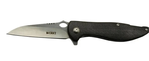 Crkt Lotus 1265 Bk Siyah Kamp / Outdoor Çakı 18cm - Yarı Otomatik, Kemerlikli, Kutulu