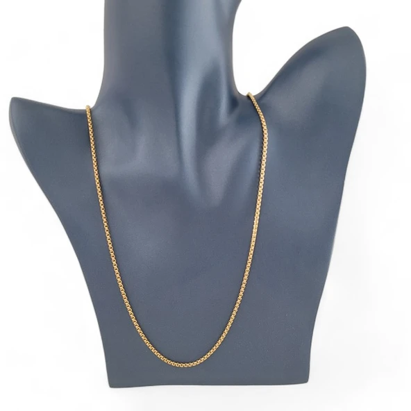 Örgü Çelik Zincir 60 cm Gold - Resim 2