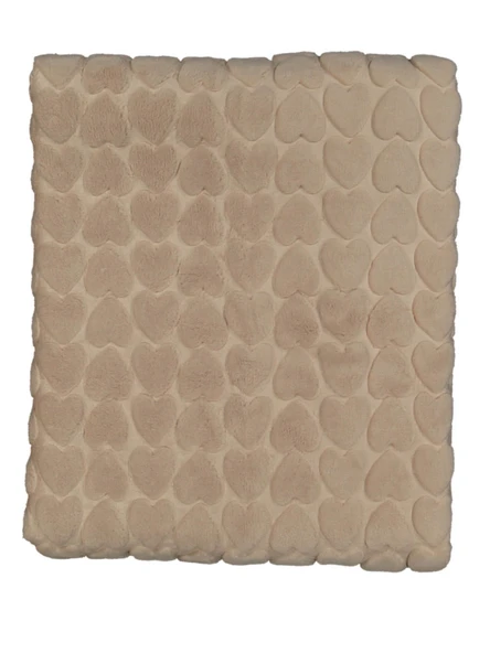 100 X 120 KALP DESENLİ PELUŞ BATTANİYE