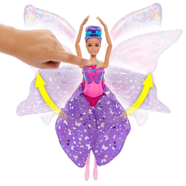 Barbie Kelebek Dansçı Bebek HXJ10 - 5