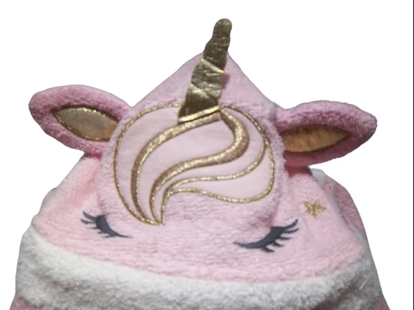 UNICORN DETAYLI KIZ BORNOZ - 2