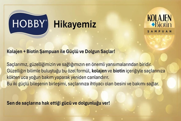 Hobby Şampuan Keratin Kafein Zayıf Ve Güçsüz Saç 480 Ml x 3 Adet - 6