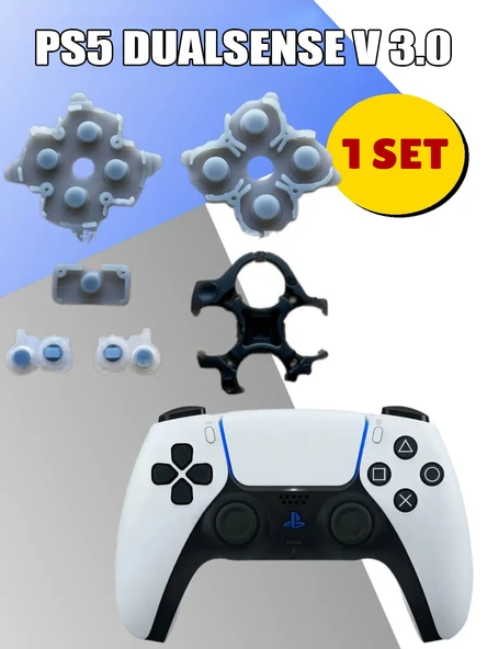 Ps5 İç Lastik V3 Silikon İletken PS5 Dualsense Versiyon 3 Tamir Yedek Parça