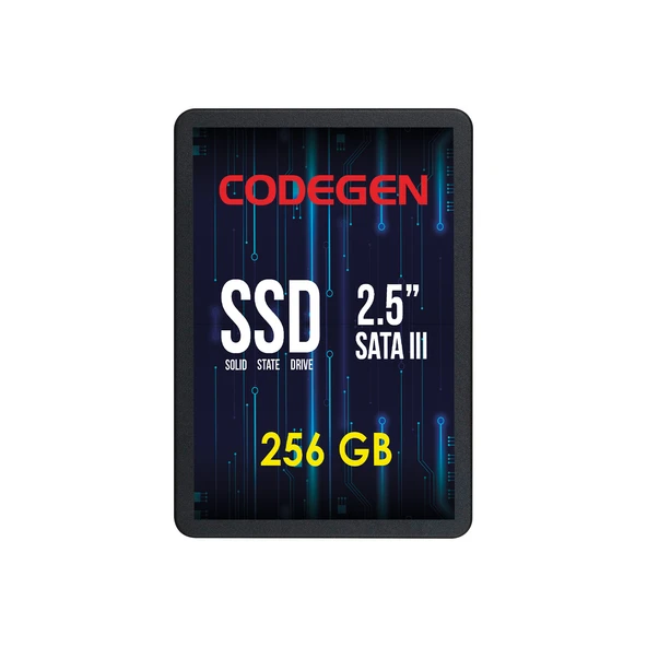 CODEGEN 256 GB 2.5" SATA3 SSD 500/450 CDG-256GB-SSD25