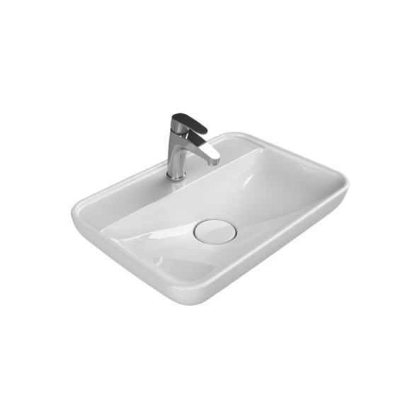 TURKUAZ LAL 60 CM TEZGAHÜSTÜ LAVABO