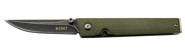 Crkt Ceo 7096 Grn Yeşil Kamp Çakı 18cm - Manuel, Kemerlikli, Kutulu