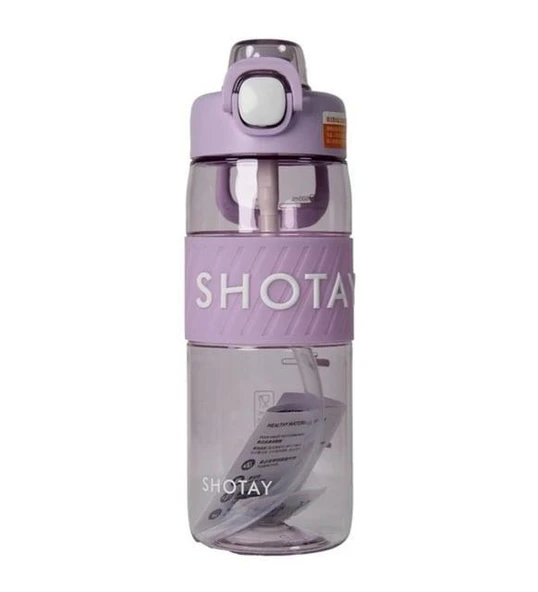 Shotay Odorles Su Matarası Tritan Lila 750Ml - 3