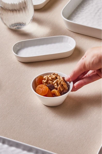 x Refika'dan Bembeyaz Çerezlik 9 Cm - Resim 2