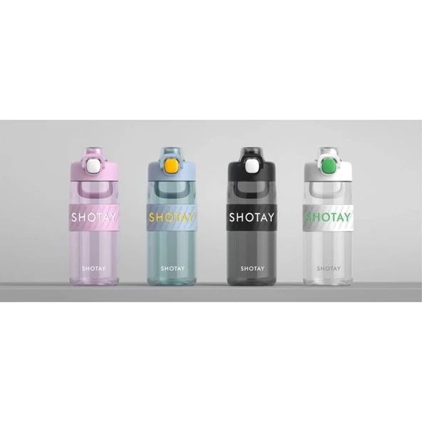 Shotay Odorles Su Matarası Tritan Beyaz 750Ml - Resim 4