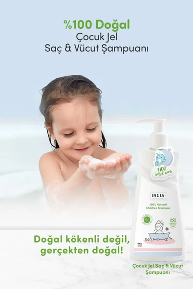 %100 Doğal Organik Sertifikalı Bebek Ve Çocuk Jel Şampuanı Saç Vücut Lavanta Konak Önleyici 350 ml - 5