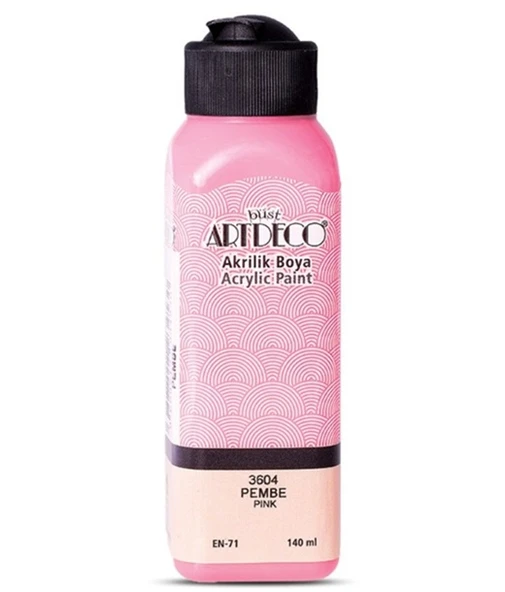 Artdeco Akrilik Boya 140 ml Pembe - 4 adet ürün görseli 1