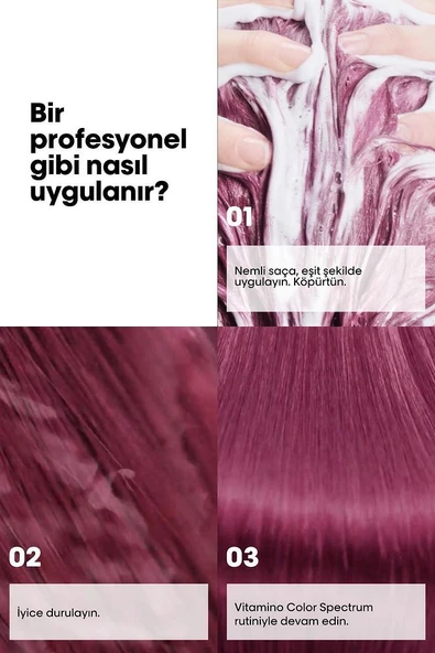 Vitamino Color Spectrum Boyalı Saçlar İçin Solma Karşıtı Şampuan 500 ml - Resim 5