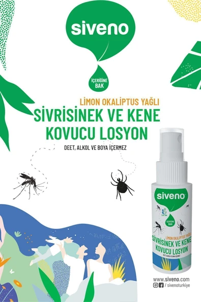 Sivrisinek Ve Kene Kovucu Sprey Losyon Bitkisel Tüm Vücut Için Seyahat Tatil Boy 50 ml - 6