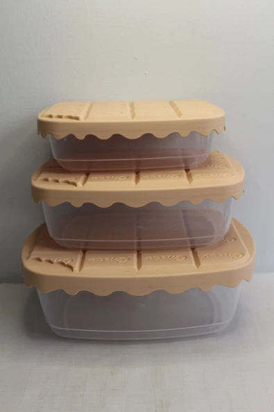 Sunplast Choco Saklama Kabı 3lü Sc-4275