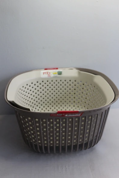 Folylife Linea Süzgeçli Kare Badya 4lt