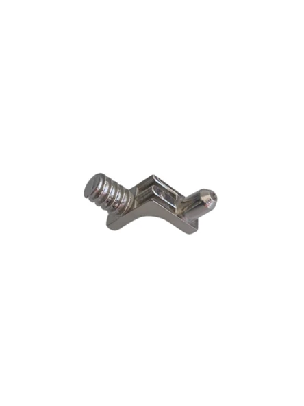 Metal 5mm Vidalı ve Geçme Raf Pimi Dolap Raf Altı Pimi(METAL) Krom KROM - 4 ADET - 2