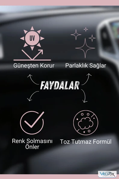 Torpido Bakım Sütü 500 ml + Uygulama Süngeri Hediye, Torpido Temizleyici, Torpido Bakım - 2