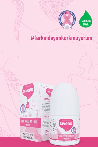 %100 Doğal Roll-on Kadın Deodorant Ter Kokusu Önleyici Bitkisel Leke Bırakmayan Vegan 50 ml - 6