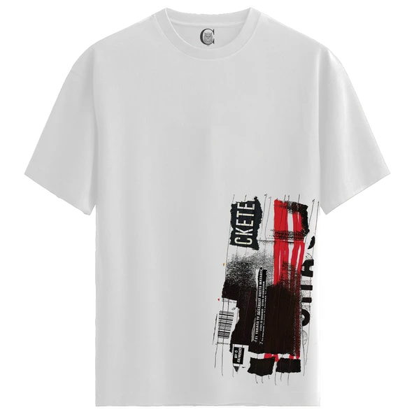 Exit - %100 Pamuklu Kadın Beyaz Tişört - Premium Quality - 1