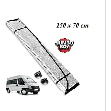 ARAÇ OTO ÖN CAM GÜNEŞLİK KATLANIR METALİZE 150X70CM JUMBO BOY - 2