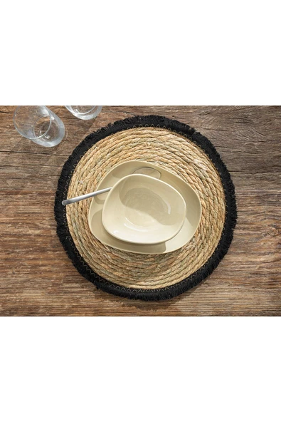 Gronda Hasır Amerıkan Servıs 35 Cm Siyah - 1