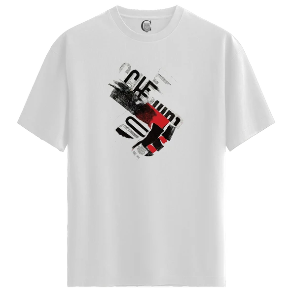 Urban Decode - %100 Pamuklu Kadın Beyaz Tişört - Premium Quality