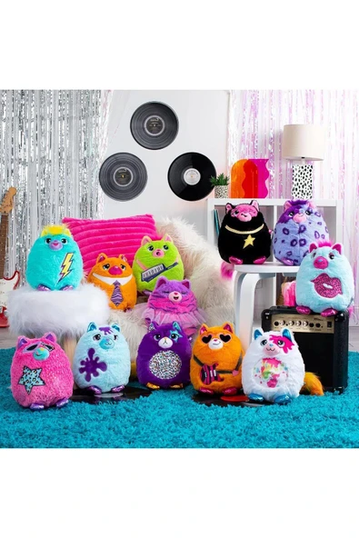 sesli Misfittens Sürpriz Peluş Hediyelik Peluş Misfitens Oyuncak - Resim 5