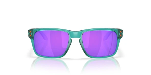 Oakley Holbrook XXS Genç Güneş Gözlüğü J901404 Transparent Arctic Surf Prizm Violet - Resim 4