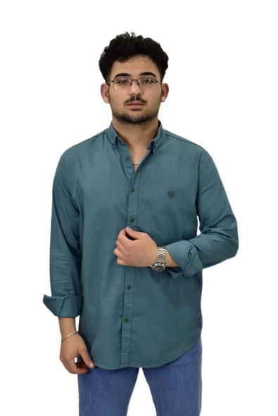 Erkek Büyük Beden Spor Likralı Gömlek BGL-ST04486 ürün görseli