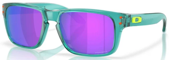 Oakley Holbrook XXS Genç Güneş Gözlüğü J901404 Transparent Arctic Surf Prizm Violet - Resim 6